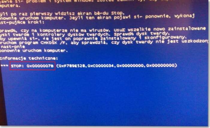 Modrá obrazovka s chybou 0x0000007B pri inštalácii systému Windows XP [Resolved]